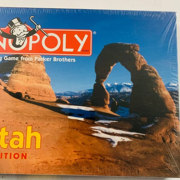 Vintage Monopoly Utah Edition 1998 Board Game Hasbro USAopoly Sealed - Picture 4 of 7